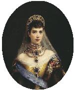Konstantin Makovsky Portrait of Maria Fyodorovna Sweden oil painting artist